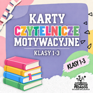 Motywacyjne karty czytelnicze 1-3